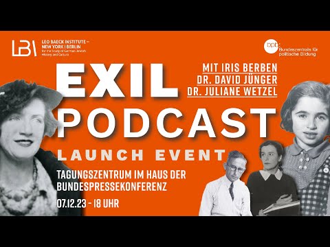 Exil – „Wenn einem alles genommen wird, was dann?“ - Vorstellung der Podcast-Reihe mit Iris Berben