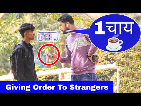 Giving Order to Strangers with Twist | Prakash Peswani Prank |