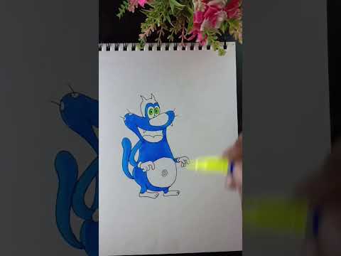 Oggy and the cockroaches/Oggy drawing#shorts #viral #oggyandthecockroaches