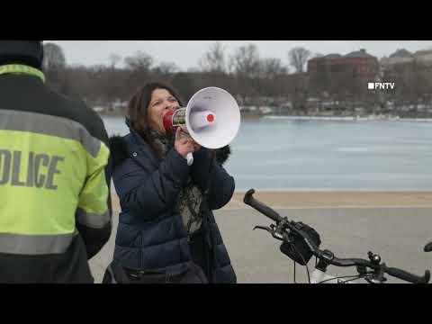 Protester Confronts Patriot Front "FU NAZ*S" as they march in Washington DC during March For Life