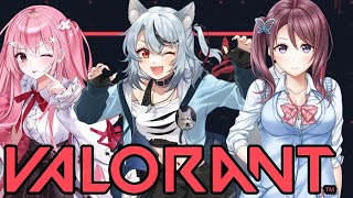 【#VALORANT コラボ】女子会アンレートやるから見てくれ w/桜なごみ,Rin@Riiii【Vtuber/葛城七瀬】