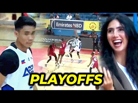 SEMIS BOUND! Ginanahan si Rhenz Abando, nag-ala Kobe! | Ibang klase ang energy sa Playoffs!