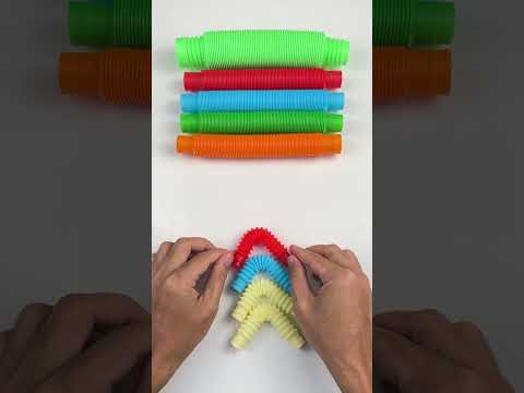 Pop Tubes Compilation Of Creation Toy ASMR DIY #satisfying #compilation #poptube #relaxing #asmr