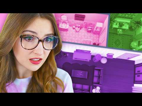 the sims 4 but every room is a different color