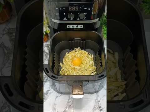 Air Fryer Cabbage Egg Nest | Easy & Healthy Snack Recipe in 10 Minutes!