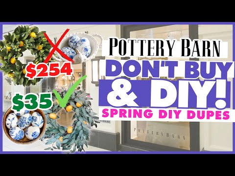 WOW! Spring & Easter Decor DIYS on a BUDGET! ☀️ Save HUNDREDS DIYing vs. Buying from Pottery Barn!