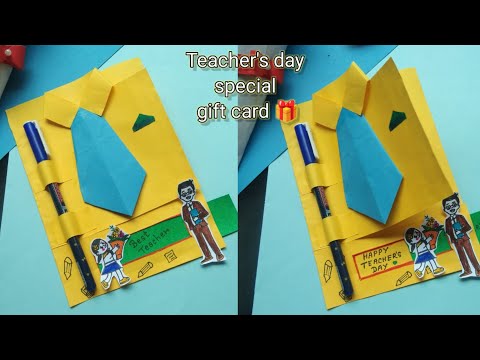 DIY Teacher's day special gift Card | gift ideas for teacher's day special #diy #craft  #viral #card