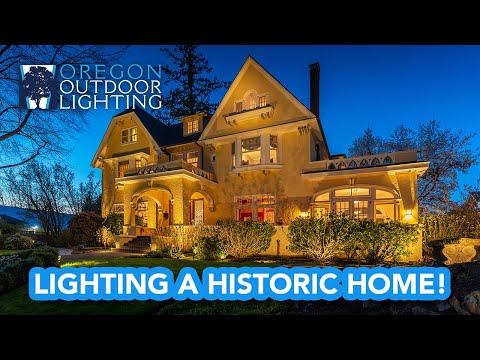 Lighting a Historic 1911 Home | Oregon Outdoor Lighting