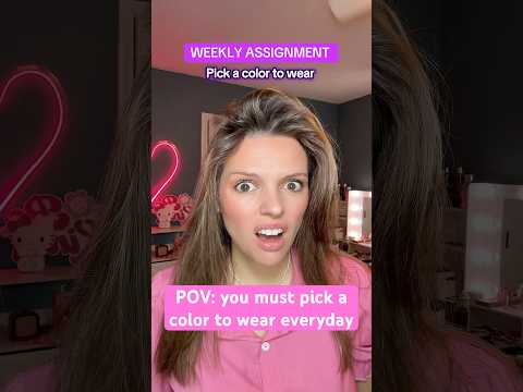 POV: you must pick a color to wear to school everyday #pov #povcomedy #skit #highschool #nicegirl