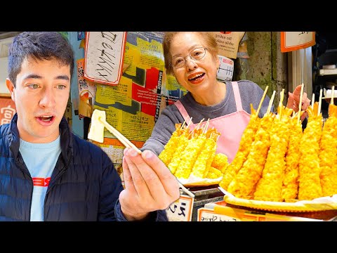 Japanese STREET FOOD in Kyoto!! Nishiki Market & High-End KAISEKI in Japan!