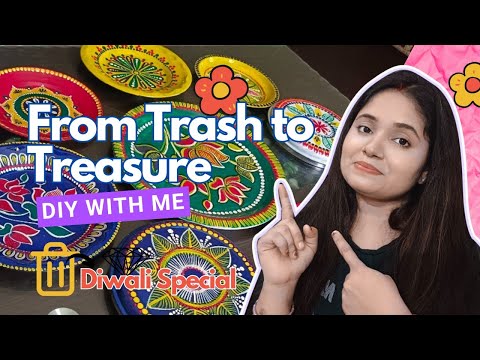 Wall Decor | wall decor for diwali diy,  diwali decoration ideas