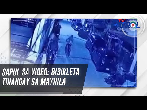 Sapul sa video: Bisikleta tinangay sa Maynila | TV Patrol