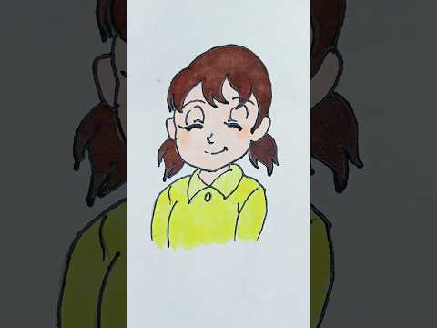 Easy Anime Drawing || #animeart #drawing #cute #drawingideas