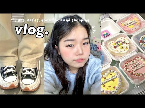 LIFE IN KOREA 🍰: tteokbokki, cafes, flight, and shopping!