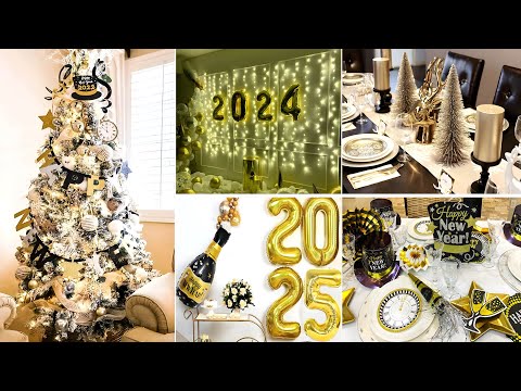 🥂100+ NEW YEAR PARTY DECORATION IDEAS 2024 2025 - New Year's Eve Party Decorations DIY 🥂