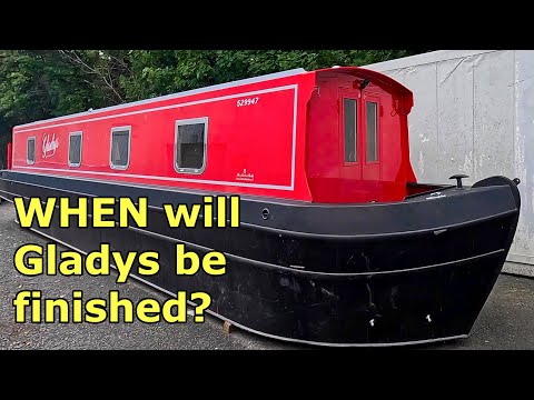 WHEN WILL Narrowboat Gladys be on a canal? My 6th visit to Aintree Boats