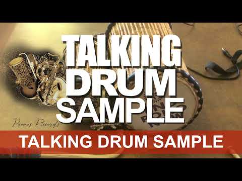 Africa Praise TALKING DRUM Loop Sample.