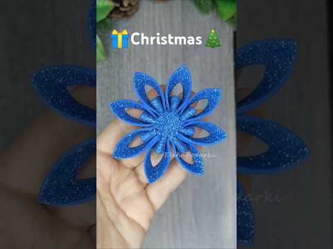 Christmas decor Snowflake ❄️❄️❄️ A simple snowflake made of foamiran