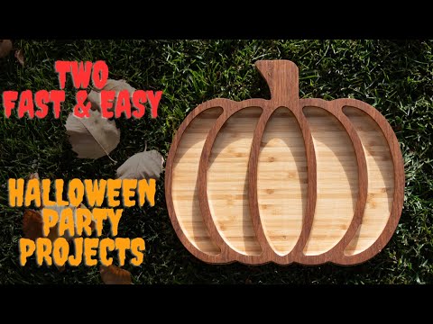 Two Halloween Party CNC Projects