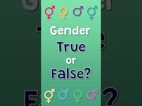 Gender Quiz - True or False | Pop’n’Olly