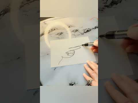 Elegant Line Art: Simplicity Meets Creativity #shorts #satisfying #drawing