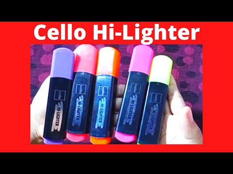 Cello Hi-Lighters unboxing #cellohilightersreview