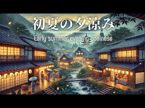 Early summer evening coolness：study and relaxation BGM