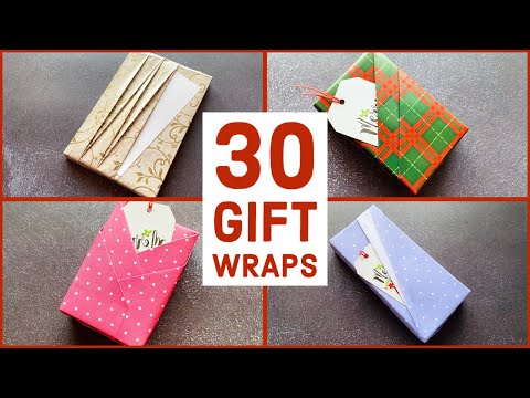 30 Stunning Gift Wrapping Ideas | DIY Gift Packing | Creative Gift Wraps #giftwrap