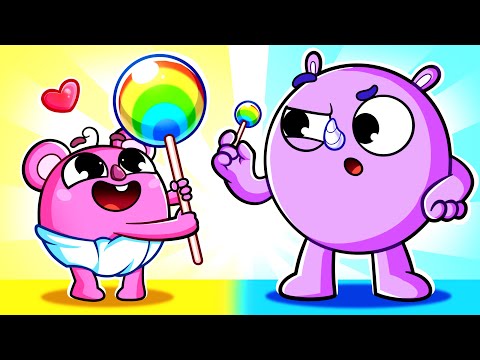 Big Or Small ❓ Opposite Siblings Song | Funny Kids Songs 😻🐨🐰🦁 And Nursery Rhymes by Baby Zoo