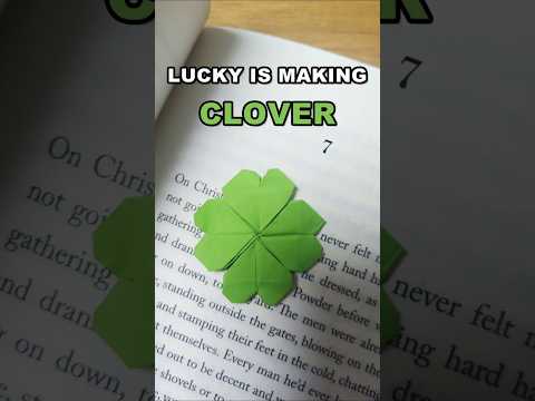 How to make Clover Origami