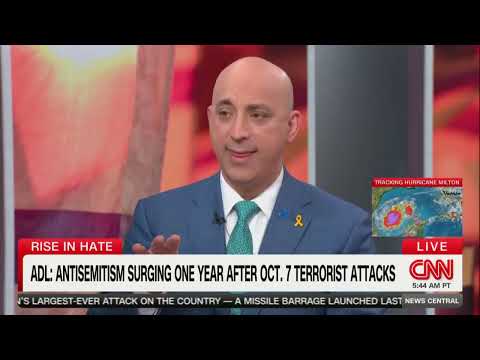 ADL CEO joins CNN to discuss surge in antisemitism one year after Oct. 7 attacks