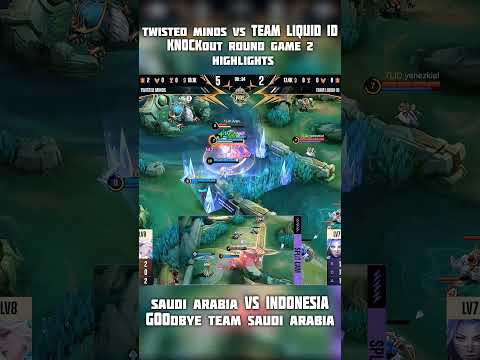 Twisted Minds vs Team Liquid ID Knockout round Game 2 #mobilelegends #mlbb #mobilelegendsbangbang