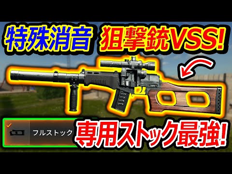 【CoD:BO6】特殊消音 狙撃銃VSSの専用ストックが最強!?『近距離最強を遠距離特化にカスタムした結果...』【ASVAL:実況者ジャンヌ 】