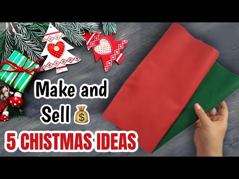 5 CHRISTMAS Sewing Projects to MAKE and SELL To make in under 10 minutes