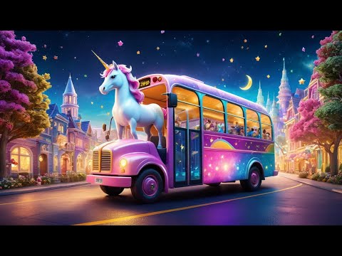 The Unicorns on the Bus | Fun Nursery Rhyme for Kids | Sing-Along Song