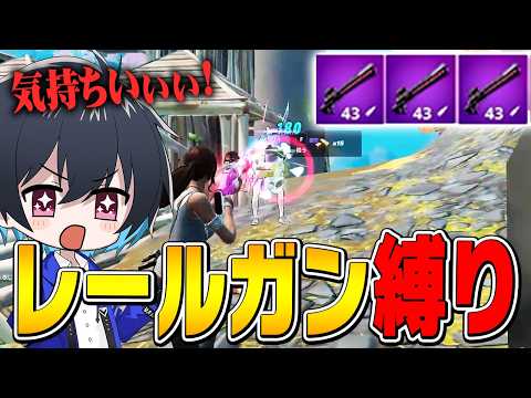 【爽快】レールガンだけでランク超無双してみたｗｗ【フォートナイト/Fortnite】