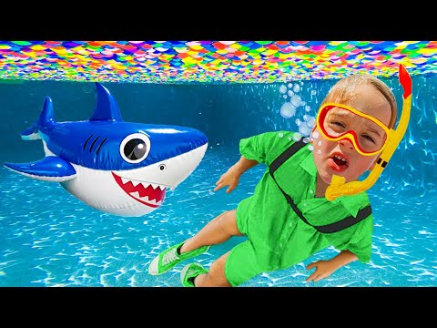 Chris found a Shark in swimming pool!