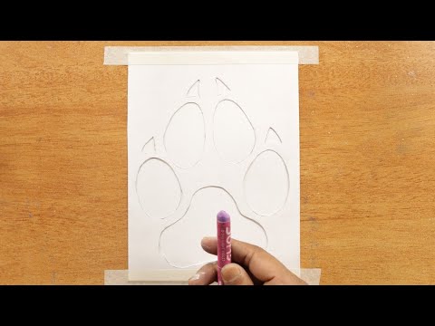 Water Drops Drawing / Easy oil pastel drawing for beginners