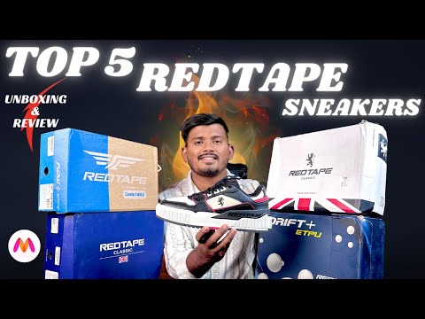 TOP 5 🔥REDTAPE SNEAKERS/SHOES DETAILED REVIEW | MYNTRA HAUL 2025 | RAFIQUE SAYYED