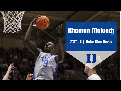 2025 NBA Mock Draft - Khaman Maluach - Duke Highlights