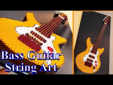 DIY Guitar String Art | Easy String Art Tutorial for Beginners