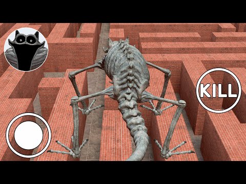 I BECAME GRAY NIGHTMARE CATNAP IN THE MAZE in Garry's Mod!