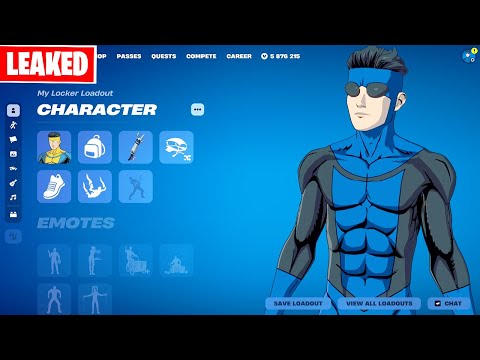 Fortnite x Invincible Wave 2:  Blue Suit Mark early re-creation