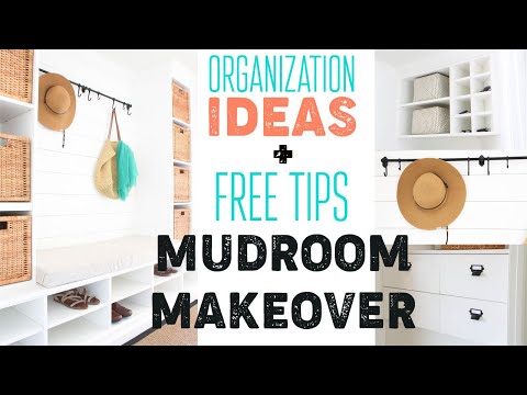 MUDROOM REMODEL TOUR | Includes 10 Mudroom Design & Organization Ideas + FREE Tips ♥