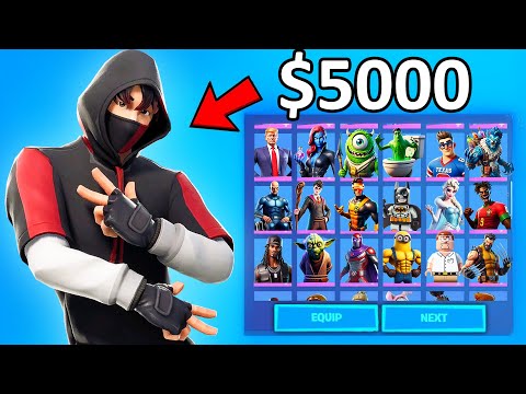 Trading a $1 Fortnite Account into a $5000 Rare Account!