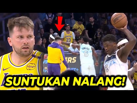 CLUTCH LUKA! Nanghamon ng SUNTUKAN si Edwards sa harap ni Doncic, nangbato nang bola!