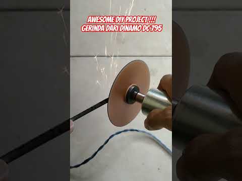 Do it yourself ‼️ Dinamo DC 12 volt bisa jadi Gerinda #diy #fypシ #shorts