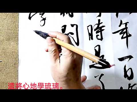 行草書張繼安公房問法-