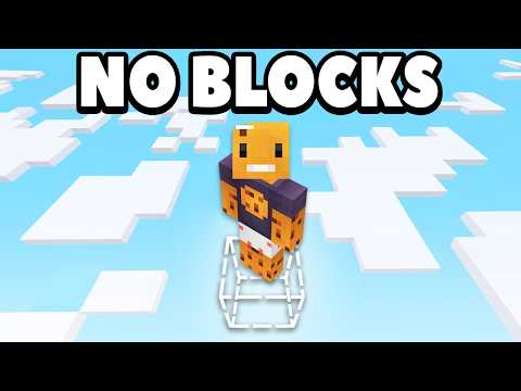 I Survived 100 Days on NO BLOCK in Minecraft Hardcore