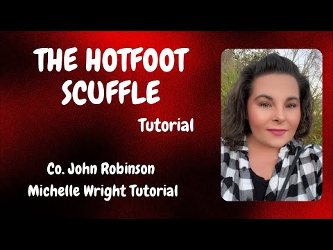 The hotfoot scuffle line dance tutorial Intermediate choreography by John Robinson